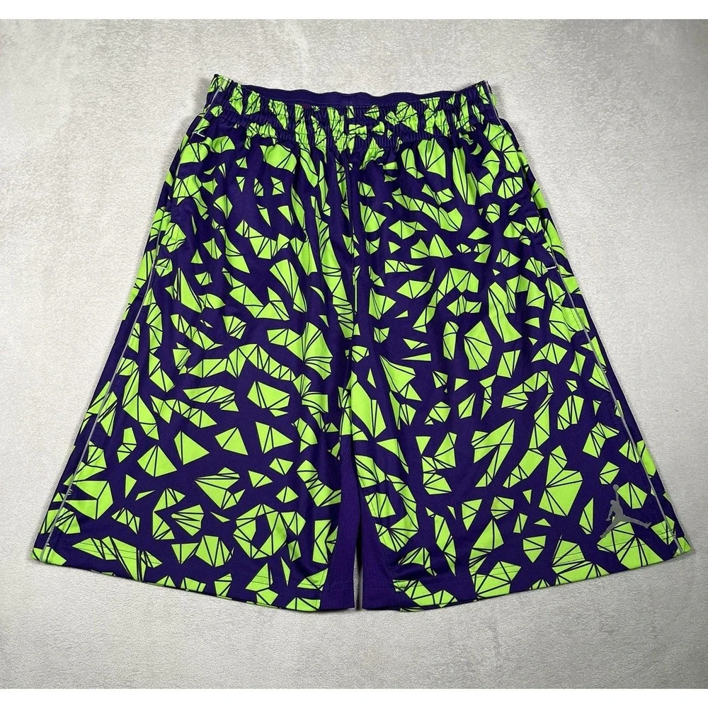 Vintage Air Jordan Basketball Shorts Mens‎ M Beetlejuice AOP  Print Dri-Fit